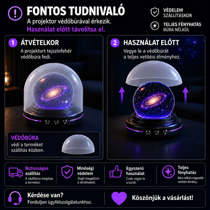 Topacme® Éjszakai fényprojektor